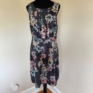 MEXX Europe Gray Floral Sleeveless Dress